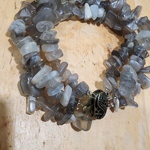 Vintage Multi-Tone Sea Glass Bracelet